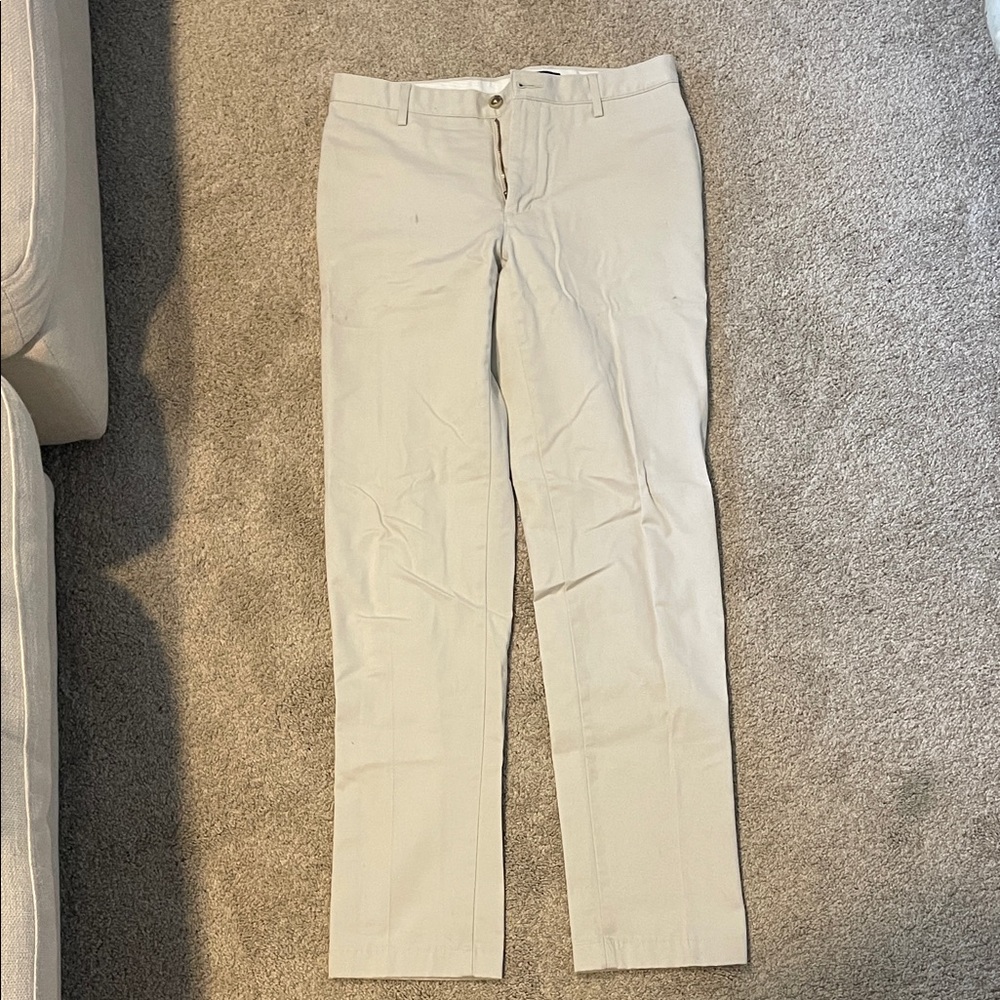 Lands' End Men's Light Tan Chinos